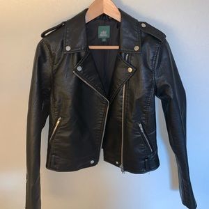 Wild Fable faux leather moto jacket